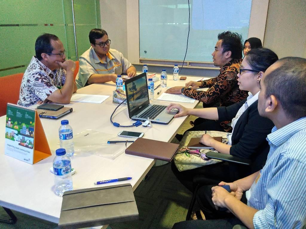 Diskusi Kebijakan Tambang dengan PT Aneka Tambang